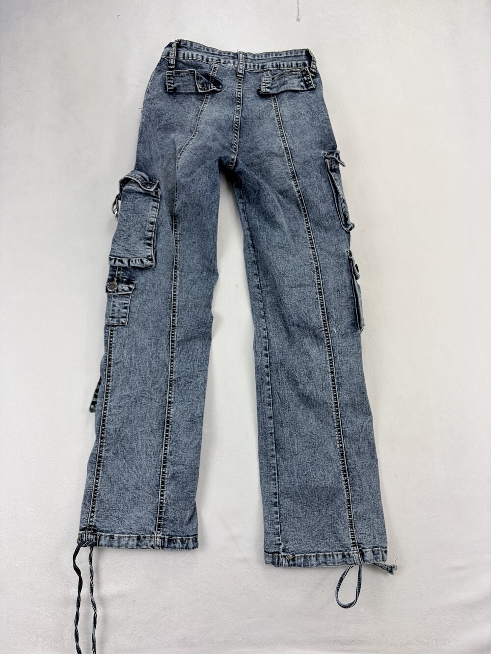 VIP Jeans Women's Cargo Panel Skinny Jeans Size 2 - Picture 3 of 12